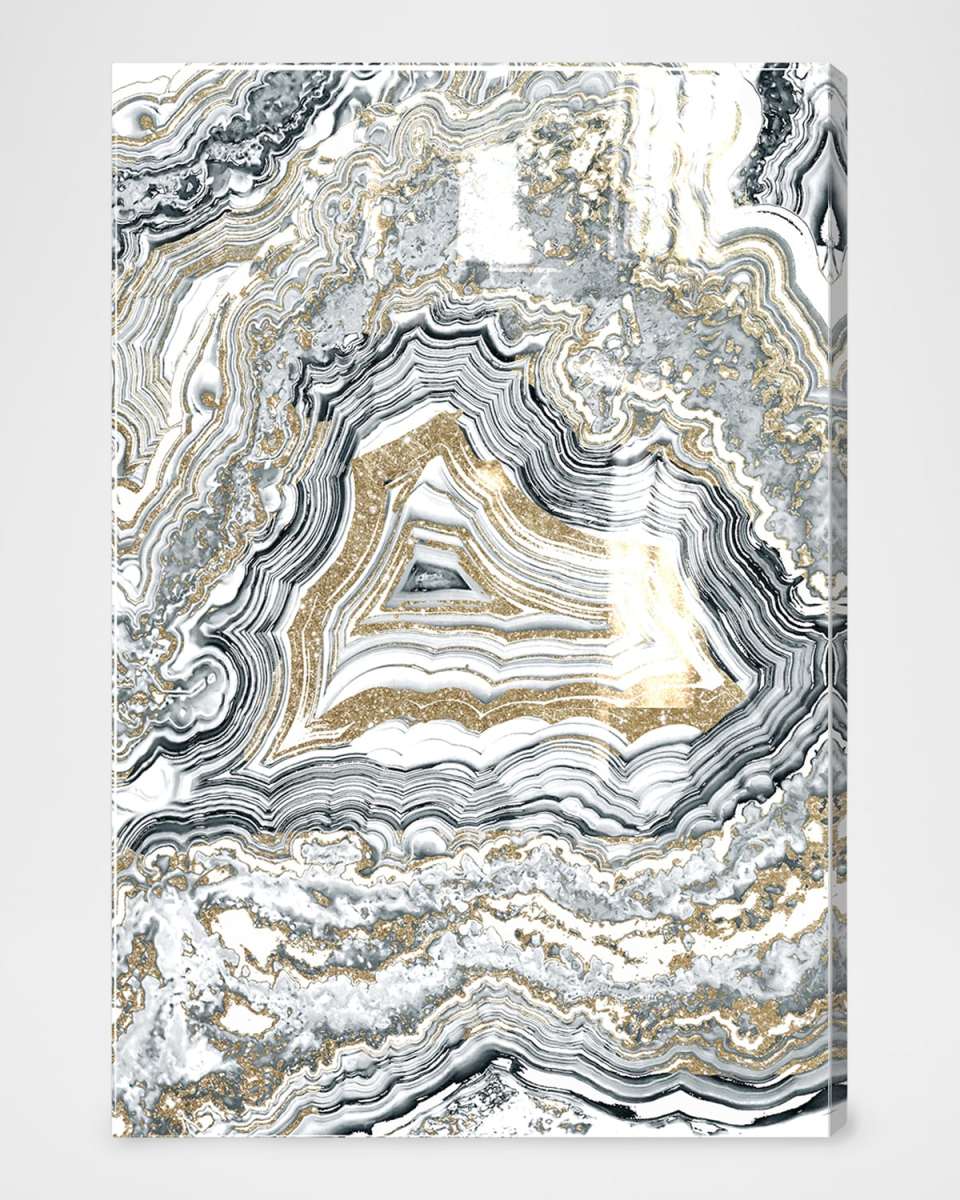 "Healing Grey Quartz" Gallery-Wrapped Giclee